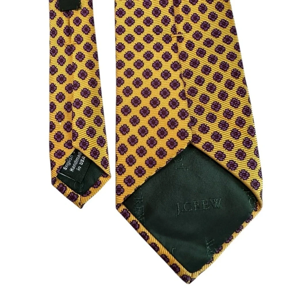 J. Crew English Silk Men's Neck Tie Size 3.5 x 57
